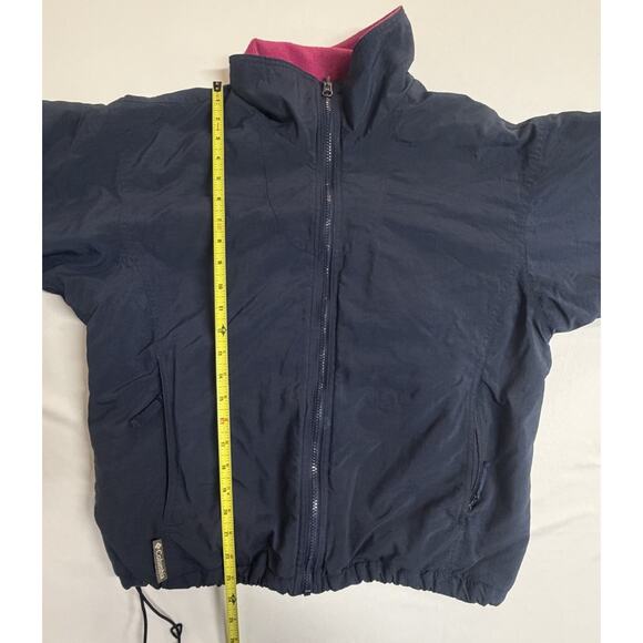 Vintage Women’s Medium Columbia Fleece Lined Windbreaker Jacket Full Zip Pockets - Picture 8 of 12